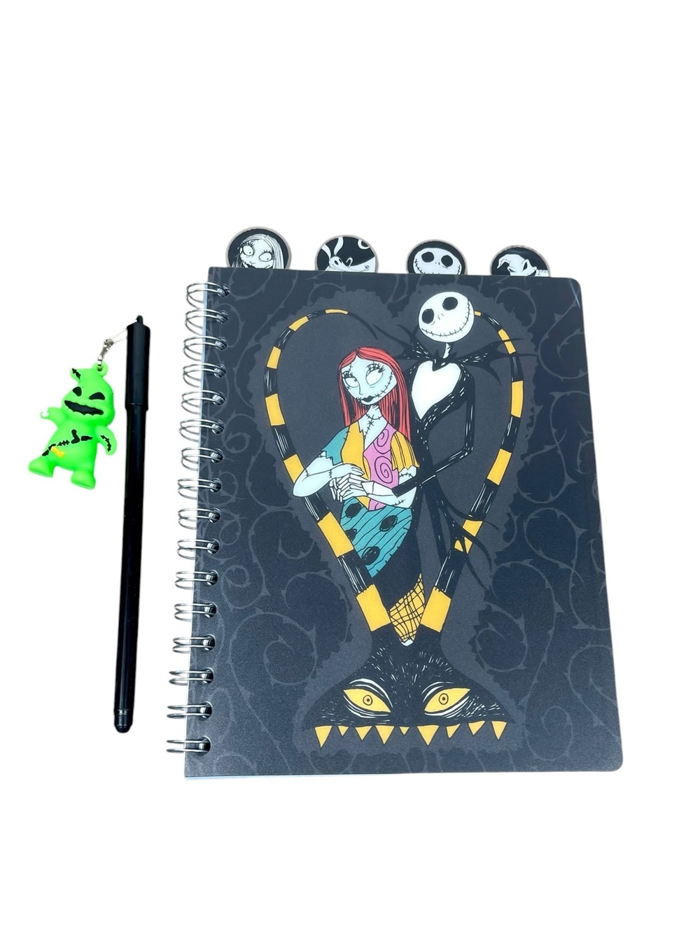 The Nightmare Before Christmas Spiral Notebook - Black